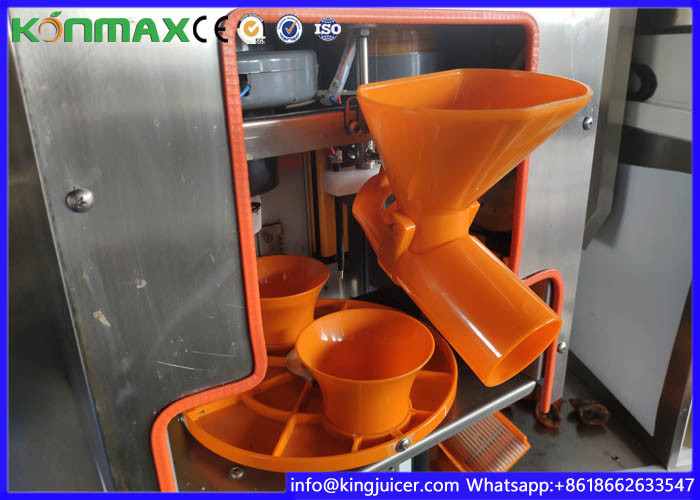 Automatic Stainless Steel Lemon Orange Juice Vending Machine With Nfc