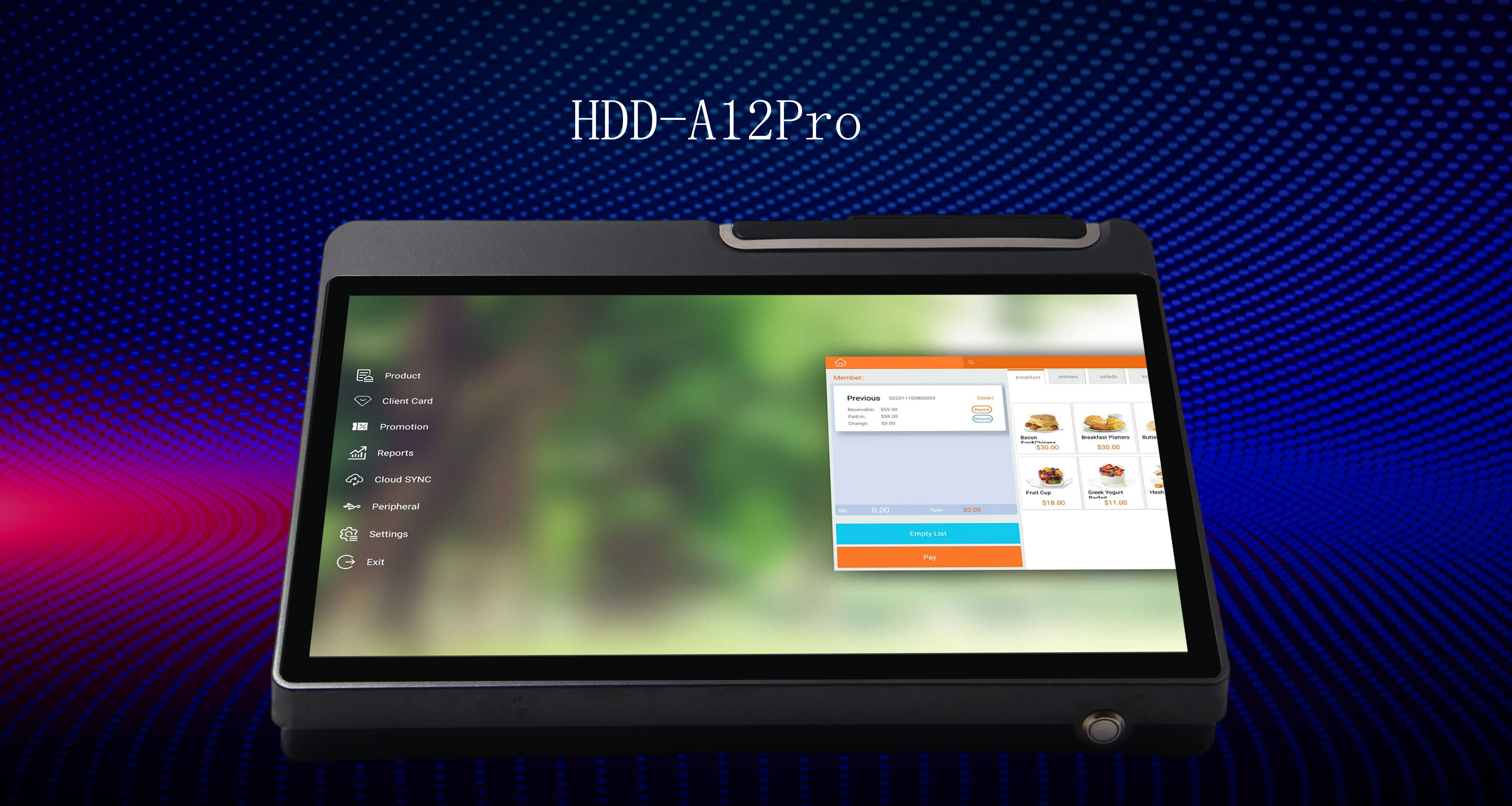 SDK Function All-In-One Touch Screen Credit Card Pos Terminal for Restaurant Supermarket