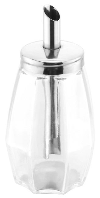 Salt and Pepper Shakers Soy Sauce and Oil Dispensers / High Transparent Glass Condiment Pots