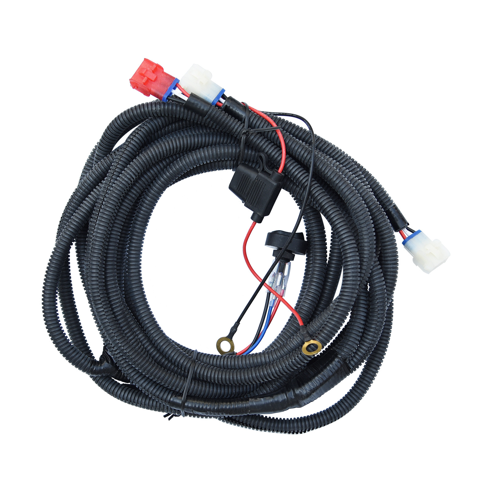 Golf Cart Universal Turn Signal Kit for LED Light kit 12V with 9-Pin Plug Wiring Harness