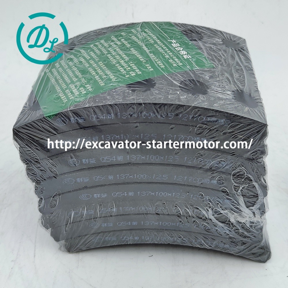Brake Lining Dongfeng Truck Spare Parts Q54 Front 137mm*100mm*12.5mm