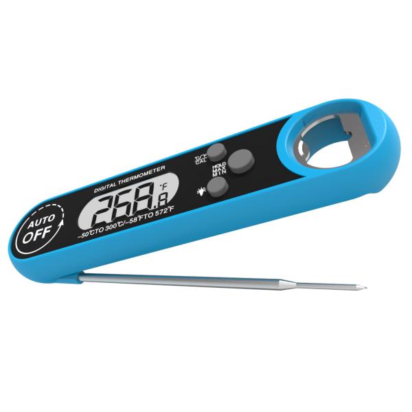240 Degrees Digital Meat Thermometer Rotatable Probe Waterproof Food For Liquid