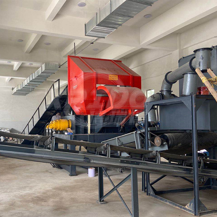 1000-5000 Kg/h Heavy Double Shaft Metal Bucket Iron Aluminum Car Steel Crusher Crushing Shredding Machine