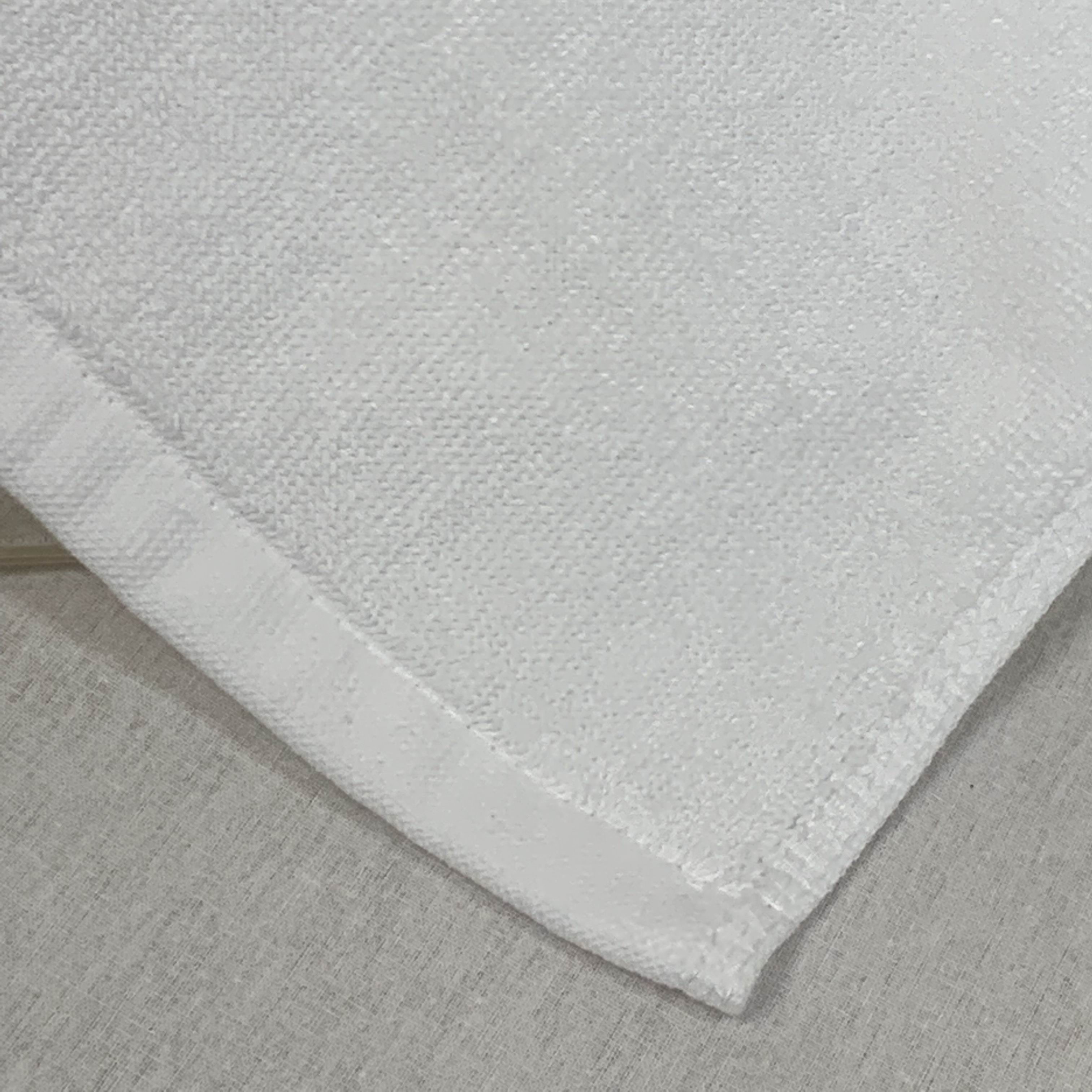 Square Azo Free Plain White Hand Towels