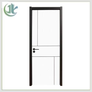 China Plain Flush Hollow Core Interior Door , Mould Proof White WPC Doors on sale