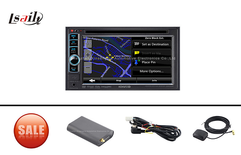  HD Kenwood Android Navigation Box Support TMC and Voice Navigation Bluetooth Manufactures