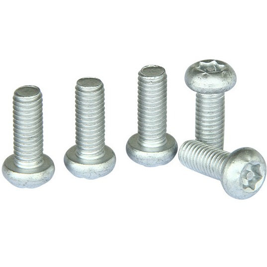 Hexagon Lobular Socket Button Head Tamper Proof Anti Theft Security Screws With Pin