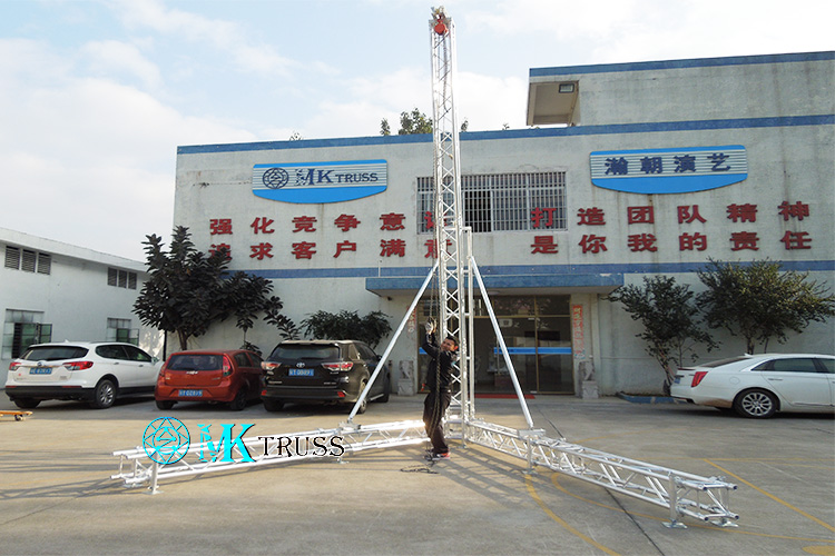 Speaker Truss Outdoor Aluminum Mobile Goal Post Stand Tower with Simple Style