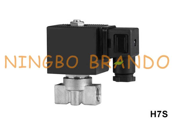 170 bar High Pressure Water Air Stainless Steel Solenoid Valve 1/8'' 1/4'' 3/8''