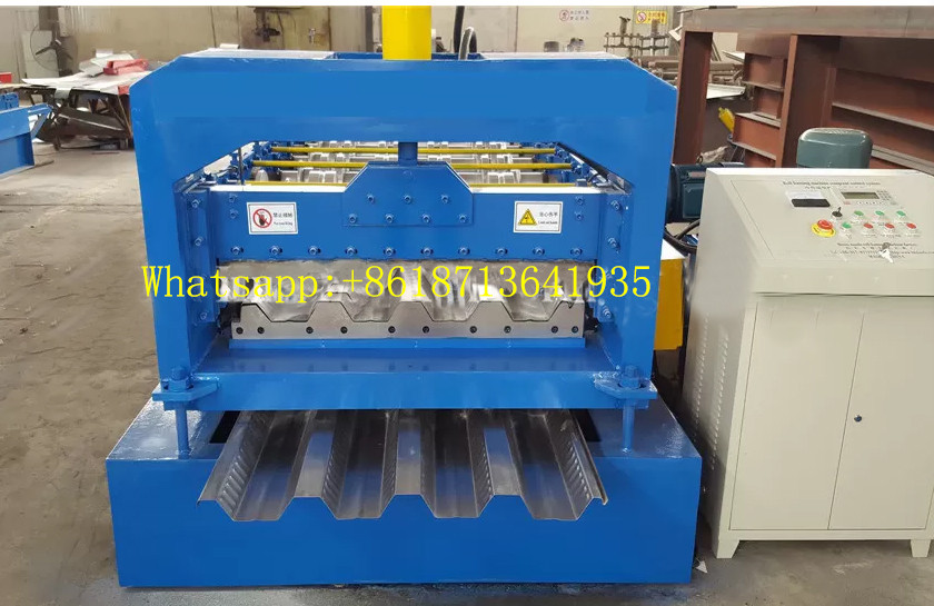 Galvanized Steel 15m/Min Floor Deck Forming Machine 28 Rows High Speed