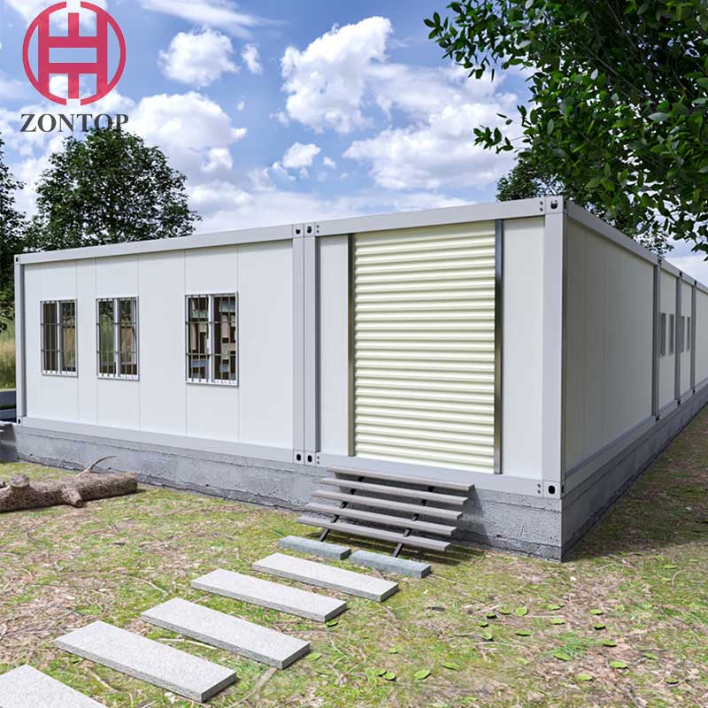Zontop Smart Prefabricated House Office Booth 20ft Container Prefabricated Homes Office At Home