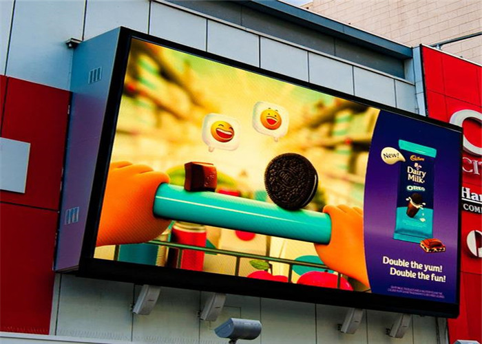 High Resolution P6mm Outdoor Advertising LED Display Screen With Novastar Control System