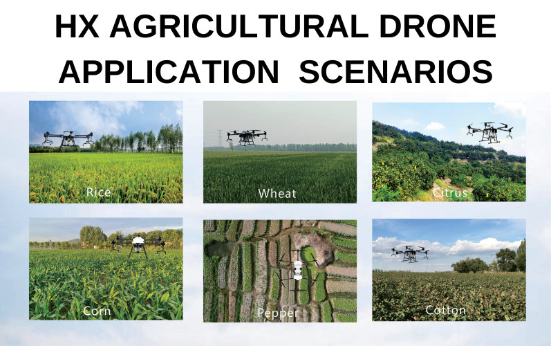Load 20KG 20L Pesticide Drone Sprayer Six Propellers Farm Sprayer Drone HXGX22