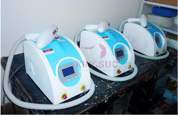 Portable Q switch Nd yag laser tattoo removal machine for beauty clinic