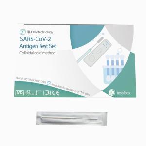 99% Accuracy CE SARS-CoV-2 Antigen Test Set Nasopharyngeal Swab 10 test/box