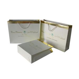 250gsm Matt Coated Paper Carrier Bag Classic High End with Handle