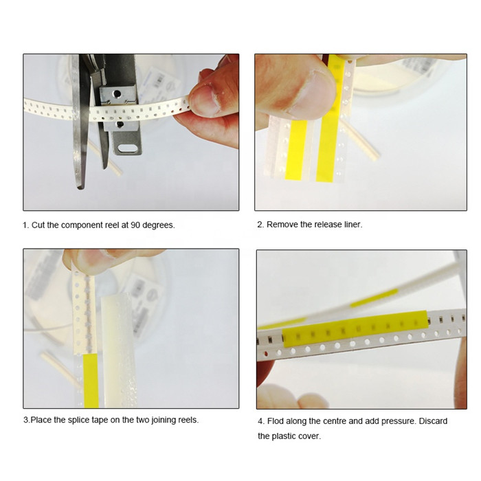 Double Sided Smt Machine Parts Smd Splice Tape 16mm 12mm 8mm Long Service Life