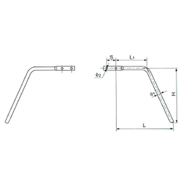 Lightning Protection Overhead Line Fittings Electric Arcing Horns
