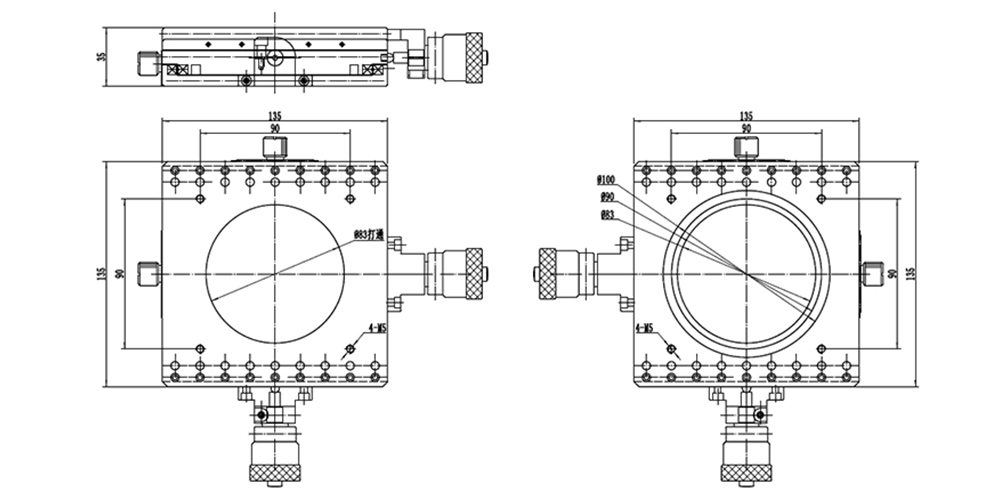 XY Manual Linear Stage