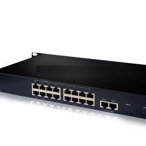 288W POE switch 16 port 10 / 100Mbps port POE power supply and 2-port Gigabit