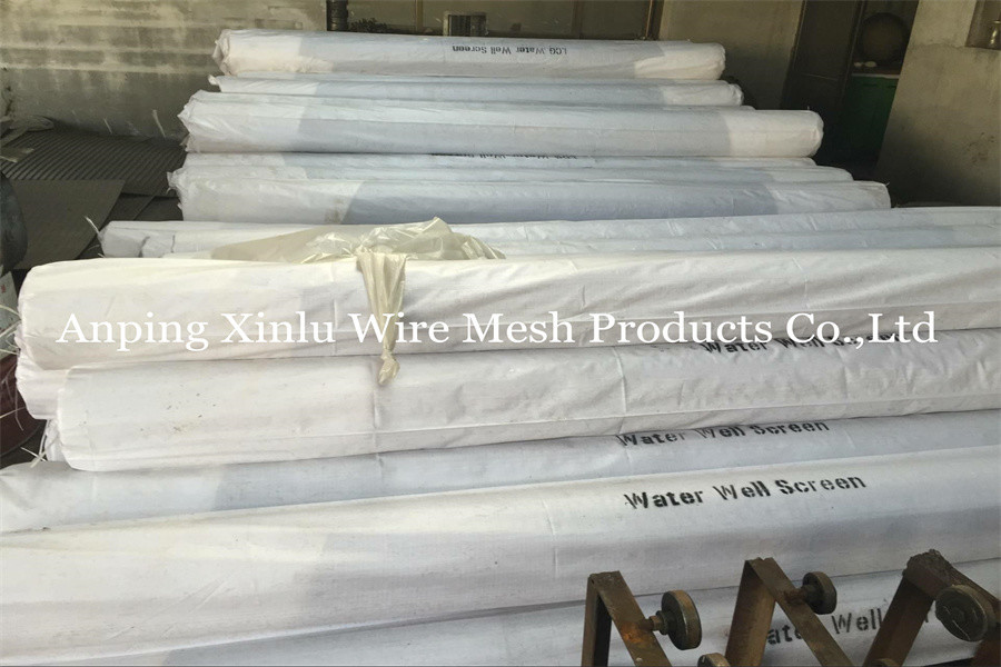 Q195 Q235 Wire Wrapped Screens Sand Control Deep Well Pipes 10Inch