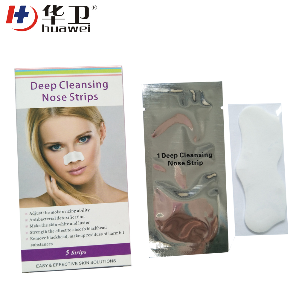Free sample skin care nose pore strip for cleaning blackhead deeply
