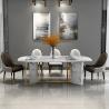 Buy cheap 8 Seater Marble Luxury Dining Table And Chairs Italian Furniture Unik Ideas from wholesalers