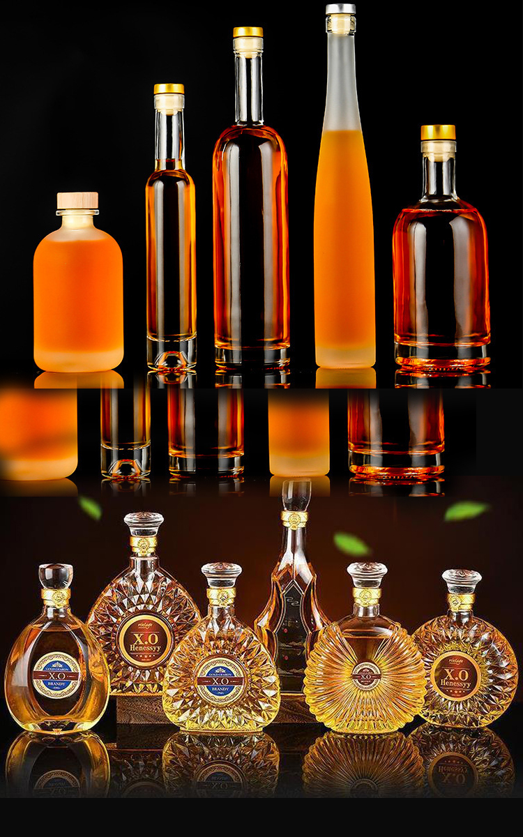 500ml Luxury Electroplated Mini Wine Bottle for Whiskey Lovers