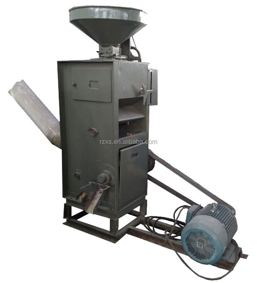 Household Rice Mill With Diesel Engine Power And Rubber Roller Huller Function