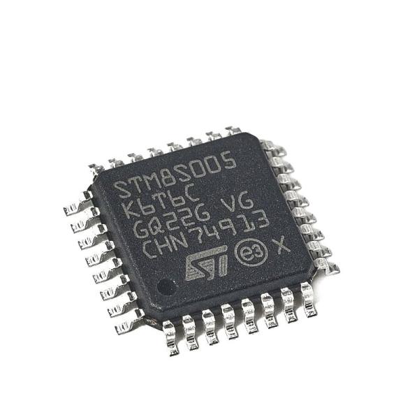  STMicroelectronics STM8S005K6T6C shenzhen Ic Chip 8S005K6T6C Stc Microcontroller Programmer Manufactures