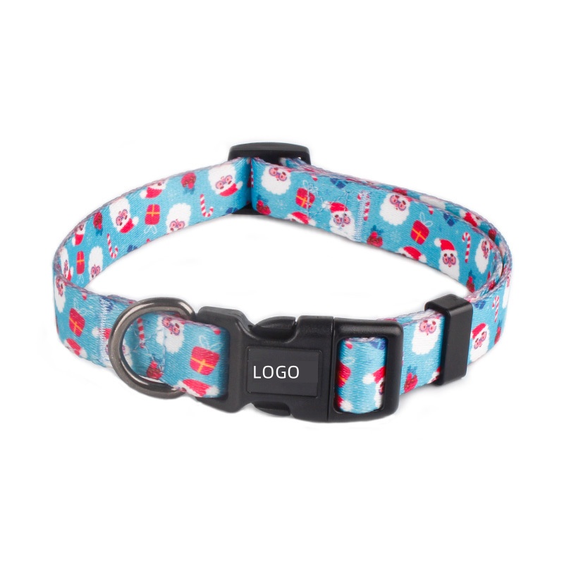 Dog Pet GiftsDog Polyester Christmas Custom Waterproof Pet Collar Adjustable Luxury