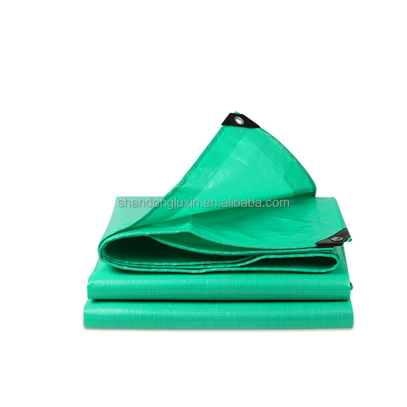Plaid Style PE Tarpaulin Laminated Woven Fabric for Plastic Greenhouse and Density