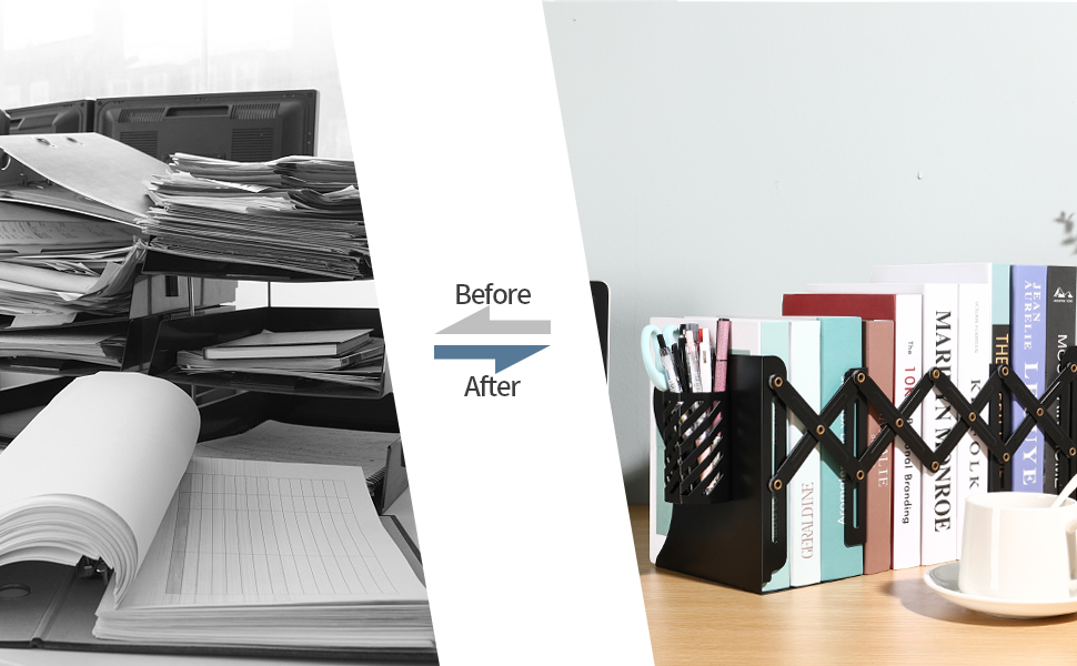 Metal Bookends for Shelves in the Bedroom Keep Your Books Upright and Organized