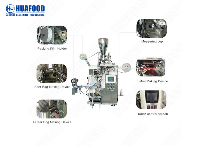 Tea Bag With Envelop Packing Machine Tea Bag With Tag And Envelop Packing Machine