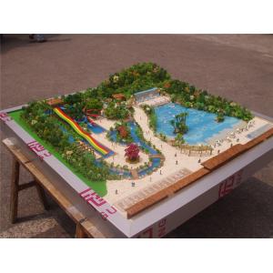 Handmade 3D Amusement Park Model Acrylic Plastic Material 1 * 1 . 2M