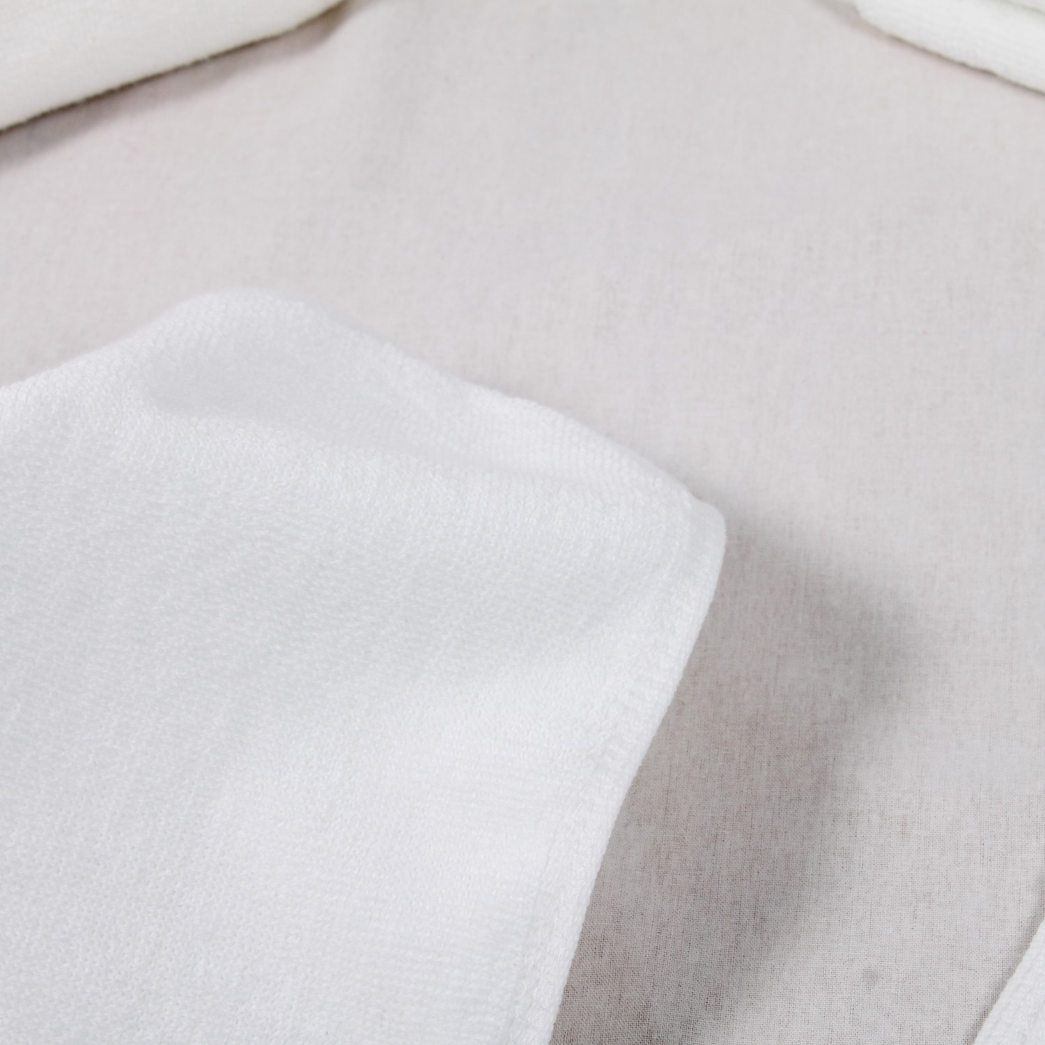 Hemmed Hotel 50g/Pc Plain White Hand Towels