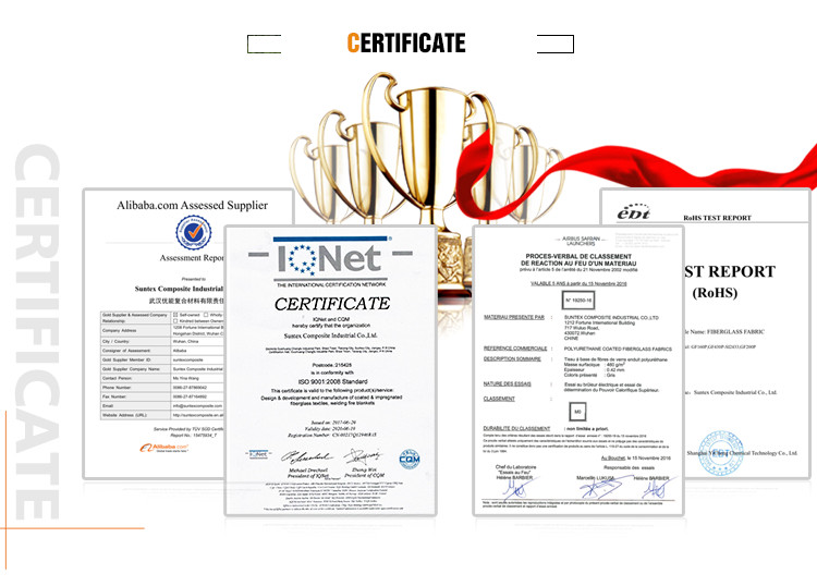High Temperature Resistant High Silica Fiberglass Cloth