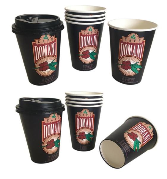 32oz 970ml Single Wall Paper Cup Customizable Logo Branded Disposable Coffee