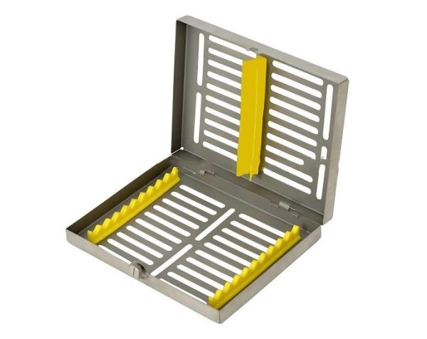 10 Dental Instruments Stainless steel Autoclave Sterilization Cassette Tray