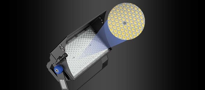 1000W LED Sports Lights 15 30 45 Degree Stadium Sport Court Lighting For Architectural Illumination