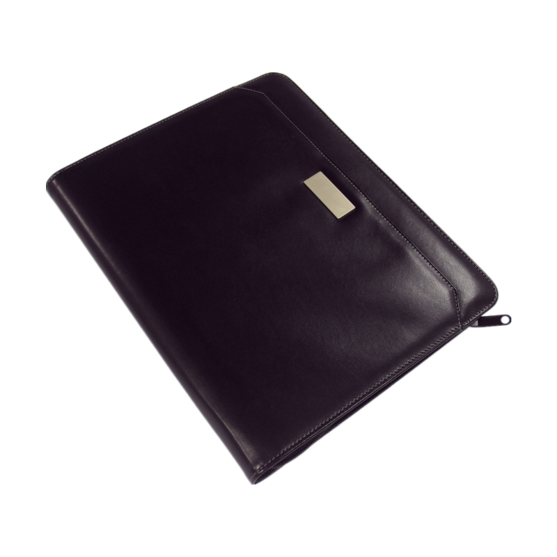 Nontoxic 26x32x3cm Leather Business Portfolio Folder Multifunctional With Power Bank