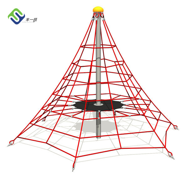 Outdoor Reinforced Playground Climbing Net Lunar Climbing Net For Kids