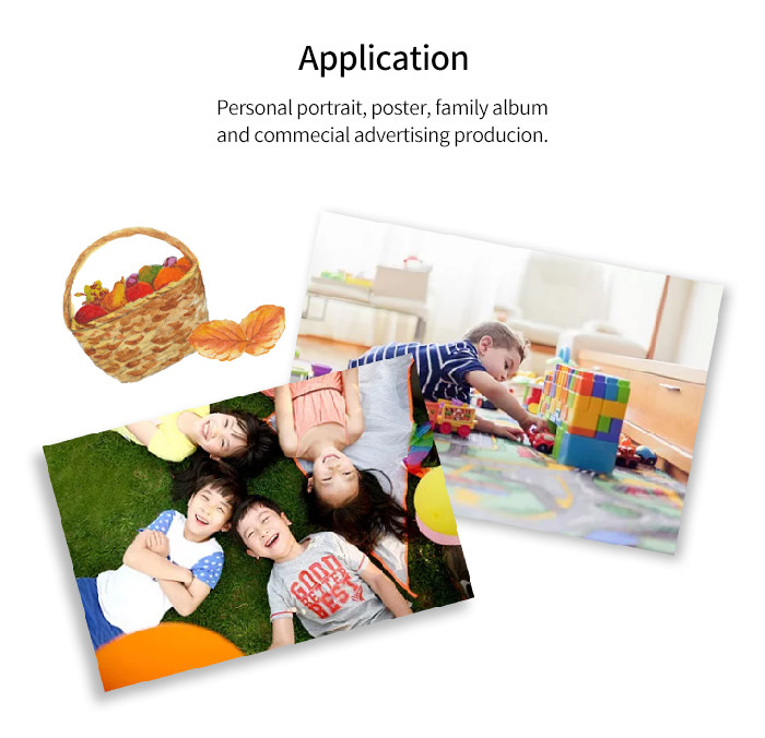 RC A4 Glossy Photo Paper 260gsm For Wedding Photograthy Albums