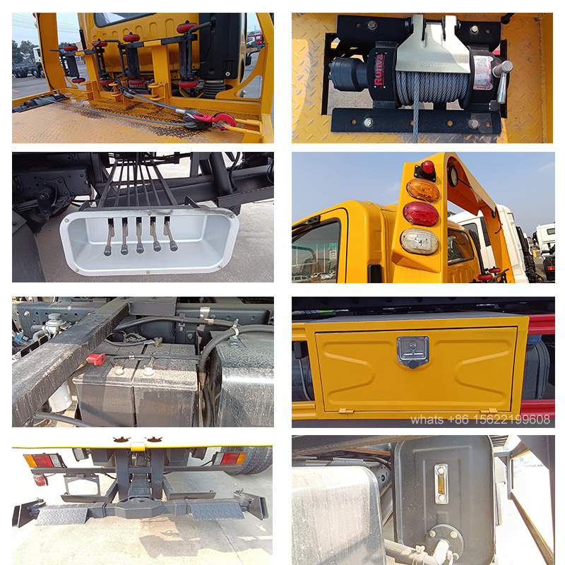 China Hot-sale Top Quality ISUZU 4*2 Factory Price New Diesel Car Carrier Breakdown Lorry Recovery Vehicle