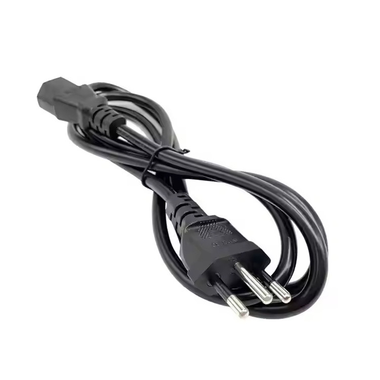 RY IEC Brazil Power Cord 1-15p 5-15p PVC Material Customized 1M 1.5M 2M 3M 5M Include Stripped Power Line Cable