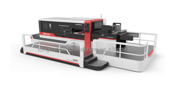 Cardboard and Corrugated Paper Automatic Die Cutting Machine with Stripping Station