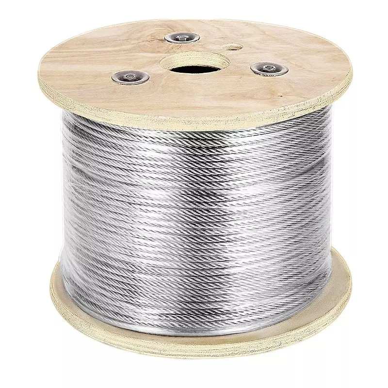Galvanized Steel Bulk Cable Irwc 6 X 19 Steel Wire Rope