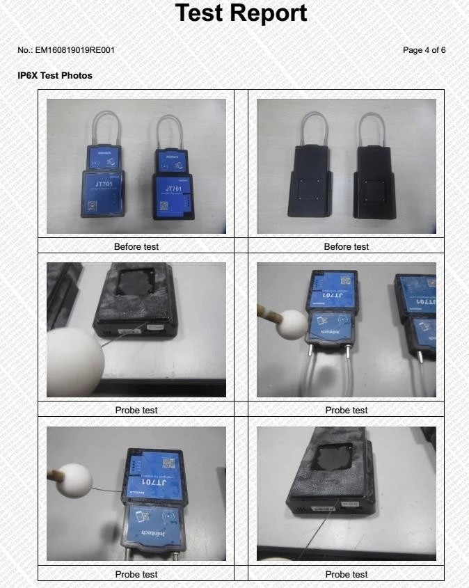 Real Time 4G 850Mhz GPS Tracking Padlock For Container Security
