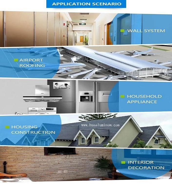 H18 PVDF Coated Aluminum Foil Coil Impact Resistance For Roofing