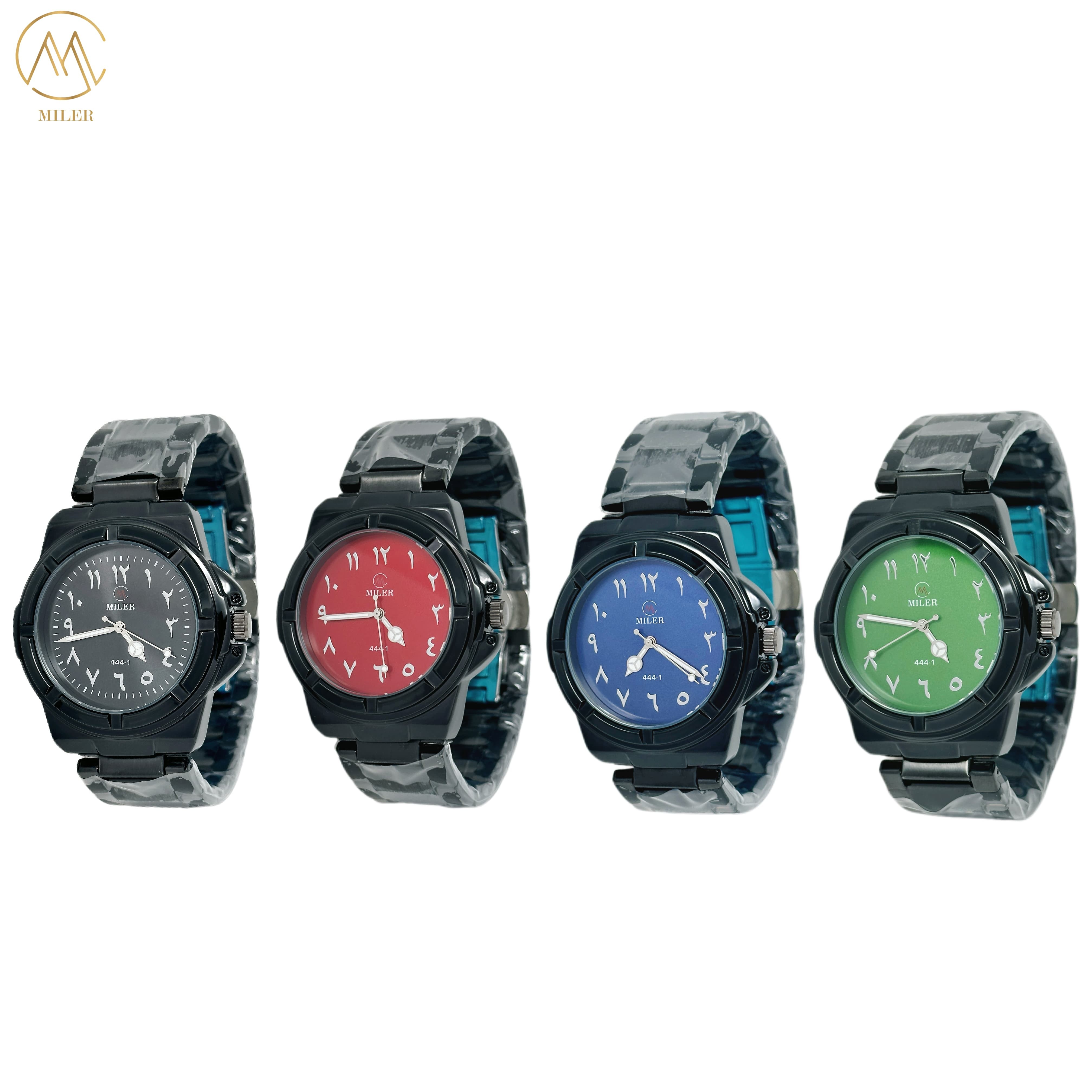 Customized LOGO Quartz Wrist Watch for ODM LOGO Acceptance in Silver / Black / Golden Bezel Color